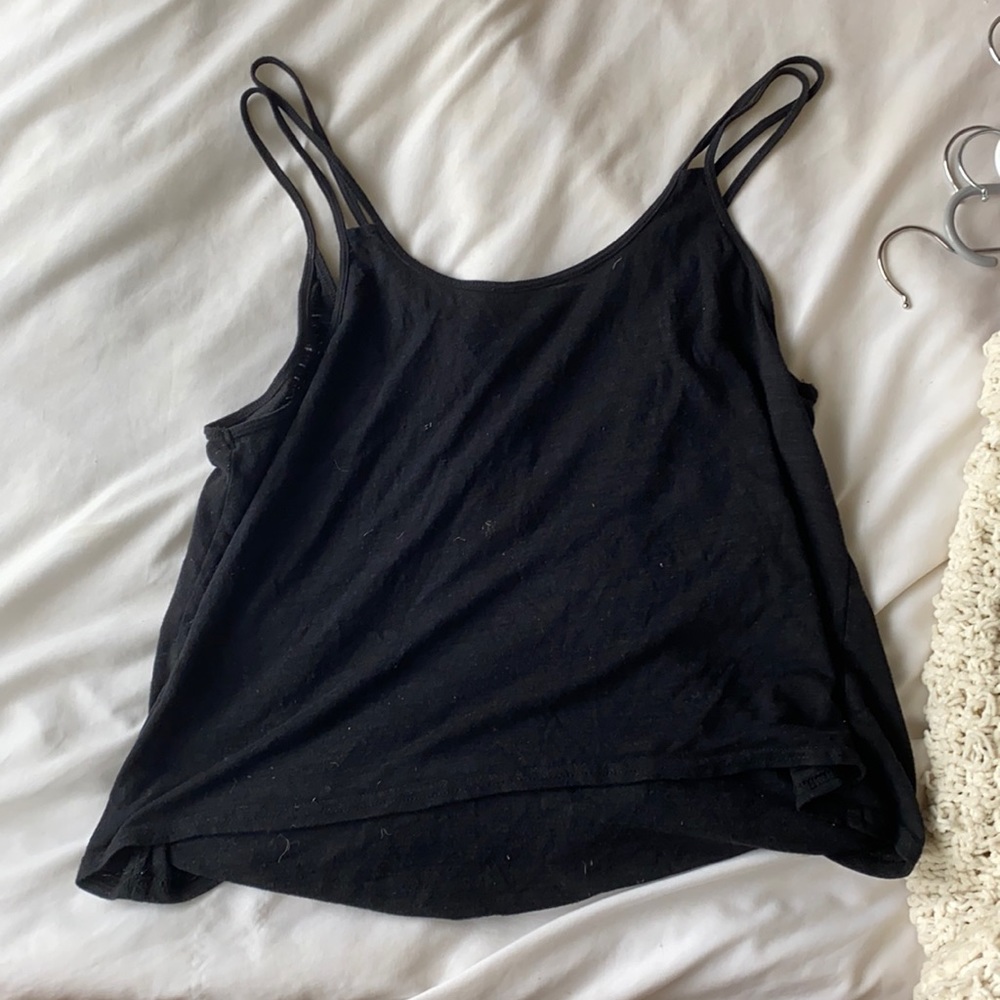 ALO YOGA black tank top, exercise, lounge wear ✨✨✨